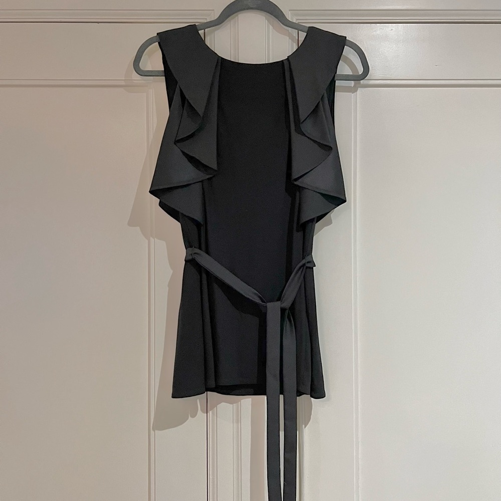 NWOT, InWear Black Top, Sleeveless, Size M